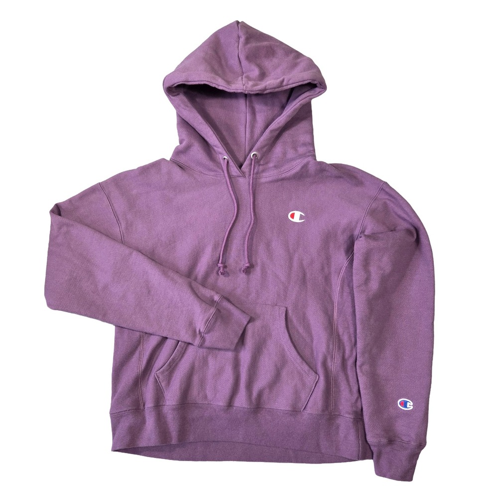 Champion Hoddie Women S Reverse Weave Lavender Athleisure Workout Activewear Gym